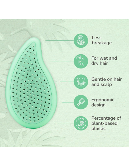 Cepillo Desenredante Wet Brush Go Green Palm - Aceite de Árbol de Té Cepillo Desenredante Wet Brush Go Green Palm - Aceite de Árbol de Té