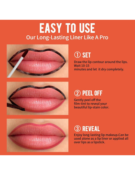 Tinte de Labios Peel Off 2-en-1 Genérico Nude y Rosa Tinte de Labios Peel Off 2-en-1 Genérico Nude y Rosa