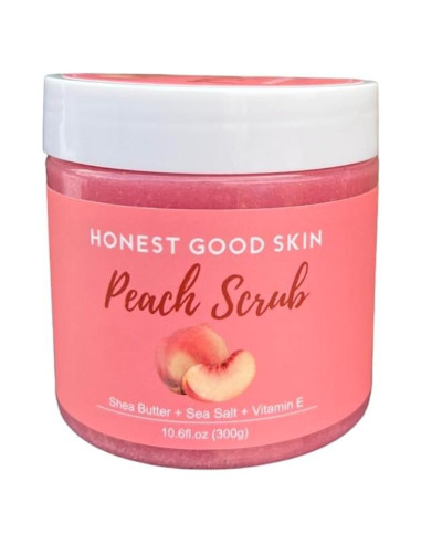 Exfoliante Corporal de Sal Marina Honest Good Skin 340g Durazno