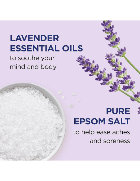 Sal de Epsom con aroma a lavanda Advanced 1360 g Sal de Epsom con aroma a lavanda Advanced 1360 g