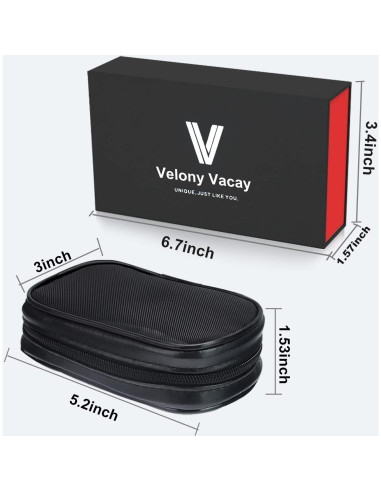 Juego de Brochas de Maquillaje Veganas Velony Vacay 14 Piezas