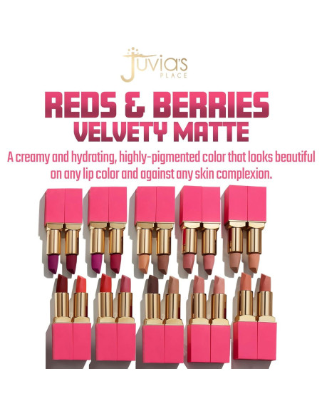 Labial Mate Hidratante Juvia's Place Reina Drama 32g Labial Mate Hidratante Juvia's Place Reina Drama 32g