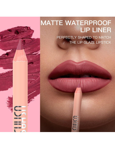 Set de 16 Lápices de Labios Mate USHAS - Suaves y Cremosos