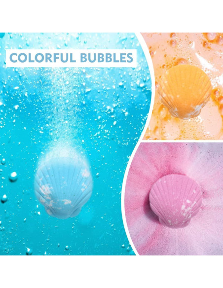 Bombas de Baño para Niños Excalla - 12 Unidades con Juguetes Sorpresa Bombas de Baño para Niños Excalla - 12 Unidades con Juguetes Sorpresa
