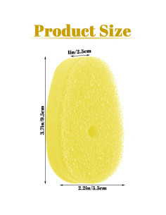 8 Recambios de Esponja Gjinxi para Varitas de Platos Amarillo 2