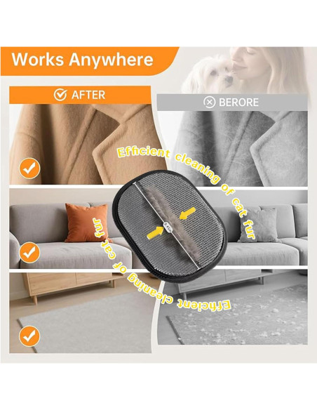 Guante Electroestático para Eliminar Pelo de Mascota Warmtim Guante Electroestático para Eliminar Pelo de Mascota Warmtim