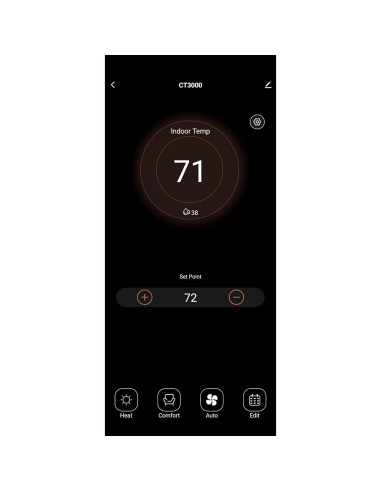 Termostato Wi-Fi ControlTemp CT3000 Programable 24V