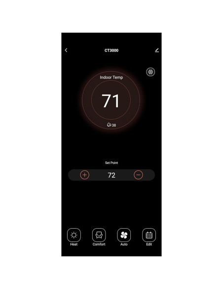 Termostato Wi-Fi ControlTemp CT3000 Programable 24V Termostato Wi-Fi ControlTemp CT3000 Programable 24V