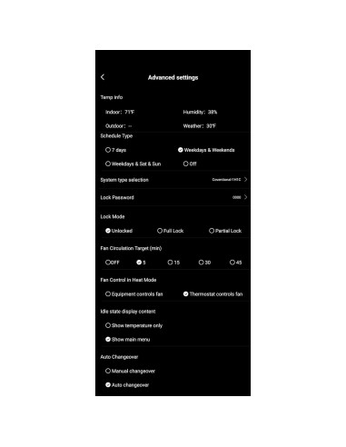 Termostato Wi-Fi ControlTemp CT3000 Programable 24V