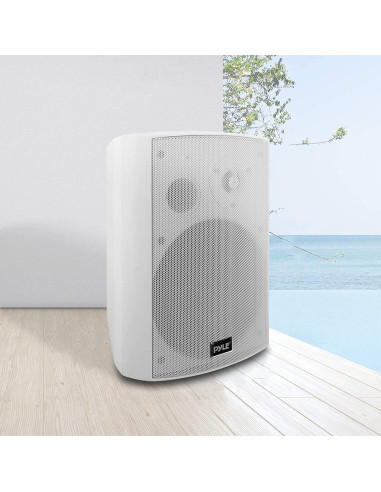 Altavoces Pyle PDWR61BTWT 6.5" Bluetooth Impermeables (2 Pzs)