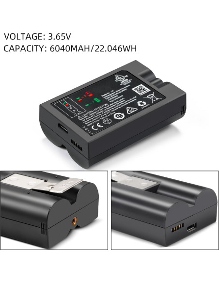 Batería de Reemplazo Ring 6040mAh 3.65V para Timbres y Cámaras Batería de Reemplazo Ring 6040mAh 3.65V para Timbres y Cámaras