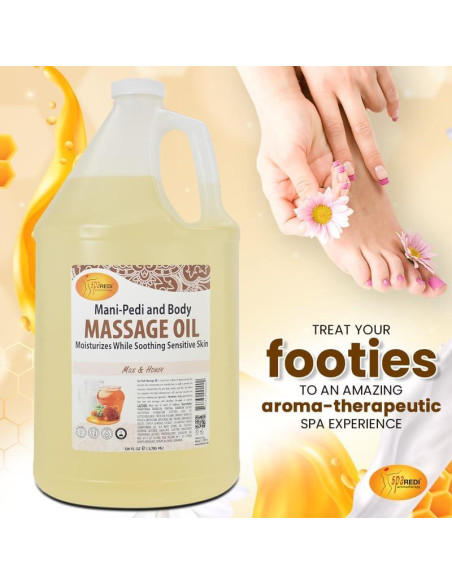 Aceite de Masaje SPA REDI Leche y Miel 3.78 L Terapia Relajante Aceite de Masaje SPA REDI Leche y Miel 3.78 L Terapia Relajante