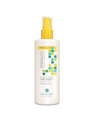 Spray Brillante para el Cabello Andalou Naturals 242 ml