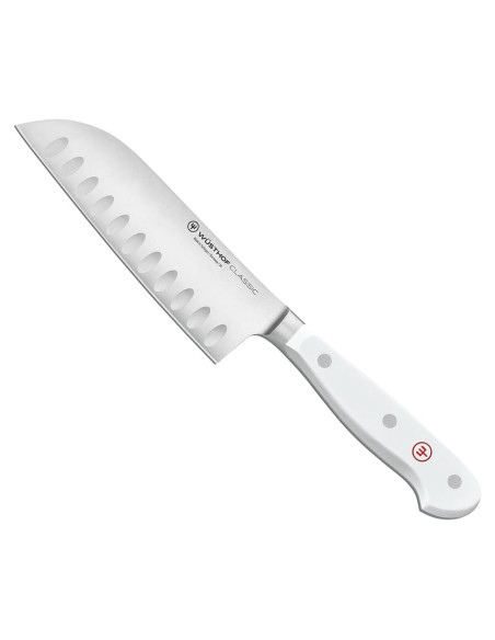 Cuchillo Santoku Wüsthof Classic White 12.7 cm Forjado Cuchillo Santoku Wüsthof Classic White 12.7 cm Forjado