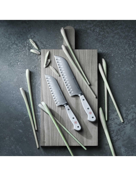 Cuchillo Santoku Wüsthof Classic White 12.7 cm Forjado Cuchillo Santoku Wüsthof Classic White 12.7 cm Forjado