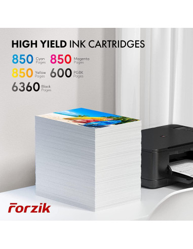 Cartuchos de tinta Forzik PGI-280XXL CLI-281XXL compatibles
