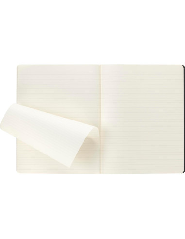Moleskine Cahier Journal Grande Rayado Negro 80 Páginas Juego de 3