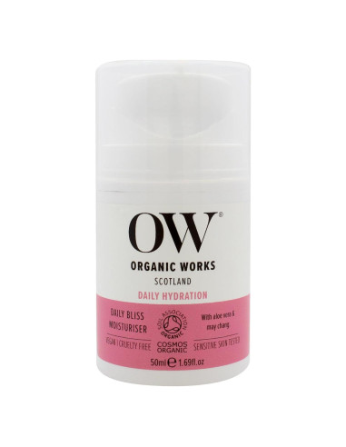 Hidratante Facial Daily Bliss Organic Works 47.6g Lavanda