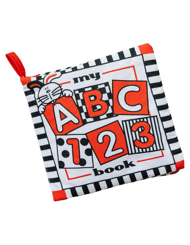 Libro de Tela Sensorial Suave Genius Baby con Alfabeto y Números