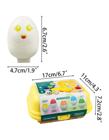 Huevos de Pascua Pinkiwine Esconde y Squeak para Niños