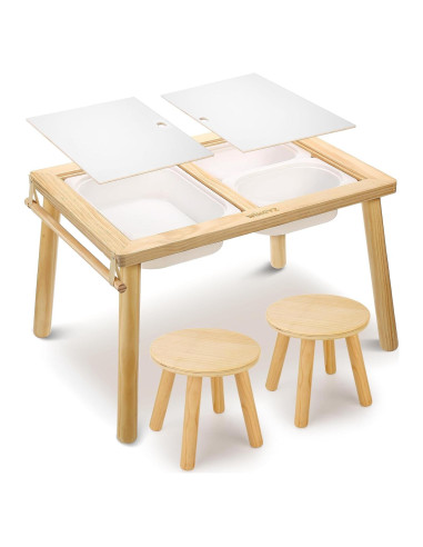 Mesa y Sillas Sensoriales Wingyz 3 en 1 para Niños
