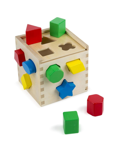 Apilador Geométrico Melissa & Doug - Juguete Educativo de Madera Apilador Geométrico Melissa & Doug - Juguete Educativo de Madera