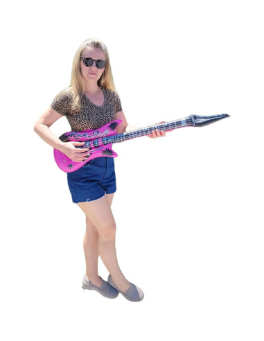 Guitarras Inflables de Rock Zugar Land - Paquete de 4, 101.6 cm