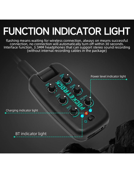 Amplificador de Auriculares EROK PocketRock para Guitarra Eléctrica Amplificador de Auriculares EROK PocketRock para Guitarra Eléctrica