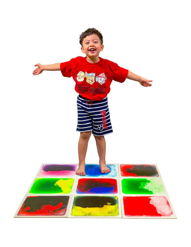 Centros de Juego Sensoriales Art3d - 9 Azulejos 30.48 cm