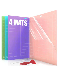 Alfombrillas de Corte Lzerking 4 Pack 30.48x30.48cm PVC