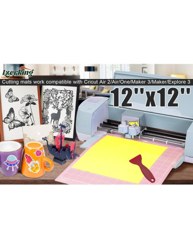 Alfombrillas de Corte Lzerking 4 Pack 30.48x30.48cm PVC