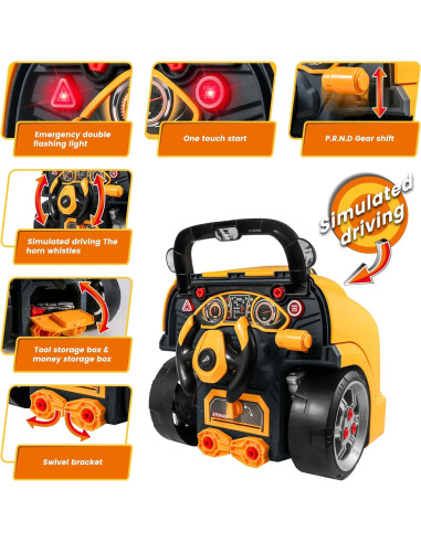 Set de Juguete Mecánico Kool Karz Motor Autobús 59 Piezas