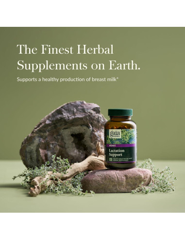 Gaia Herbs Apoyo a la Lactancia 120 Cápsulas Veganas - Fenogreco, Hinojo