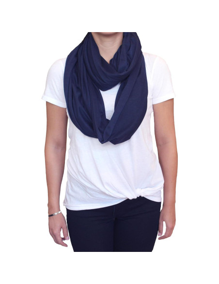 Bufanda de Lactancia Infinita LK Baby 2pk Gris/Navy Ultra Suave Bufanda de Lactancia Infinita LK Baby 2pk Gris/Navy Ultra Suave