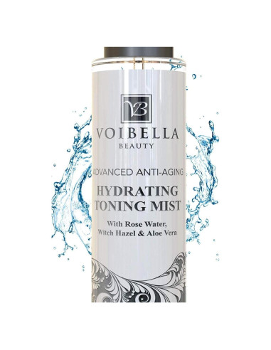 Tónico Hidratante Facial Voibella 148ml - Agua de Rosa y Aloe Vera