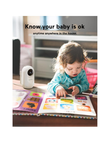Cámara adicional Momcozy Baby Monitor BM01 HD 1080P con zoom
