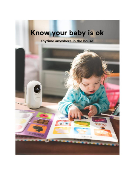 Cámara adicional Momcozy Baby Monitor BM01 HD 1080P con zoom