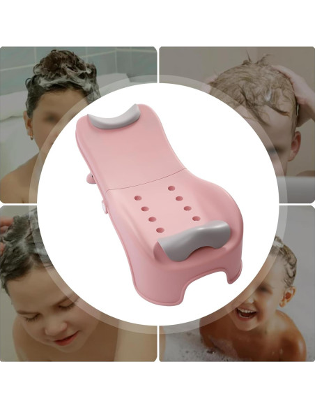 Silla de Champú Ajustable para Niños Rosa - 0 a 5 Años Silla de Champú Ajustable para Niños Rosa - 0 a 5 Años
