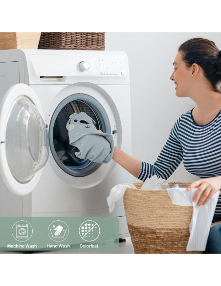 Toalla de Baño para Bebés FIOBEE 100% Muselina Oso Gris 76x76cm Toalla de Baño para Bebés FIOBEE 100% Muselina Oso Gris 76x76cm