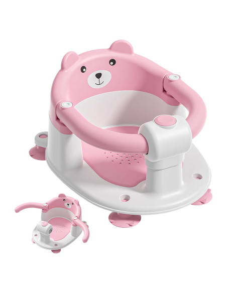 Asiento de Baño para Bebés Tavlshero Antideslizante Rosa Asiento de Baño para Bebés Tavlshero Antideslizante Rosa