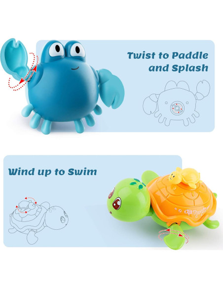 Juguetes de Baño iPlay, iLearn 8 Piezas con Organizador Juguetes de Baño iPlay, iLearn 8 Piezas con Organizador