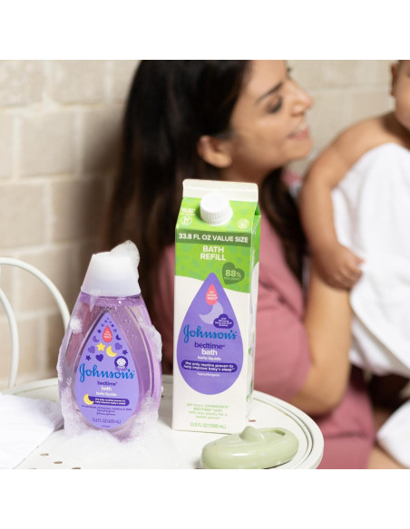 Baño Nocturno Johnson 1000 ml Hipoalergénico Sin Lagrimas Baño Nocturno Johnson 1000 ml Hipoalergénico Sin Lagrimas