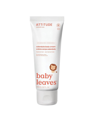 Crema Corporal ATTITUDE Bebé 198.7 ml Vegana Nécatar de Pera