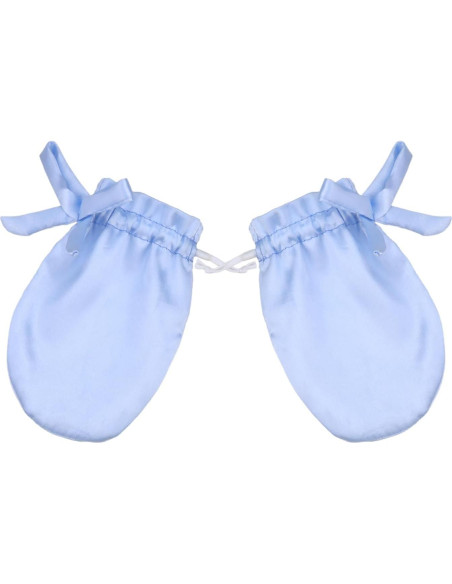 Mitones de Satén Antirrasguños Pinklilycare para Bebés 6-24 meses Mitones de Satén Antirrasguños Pinklilycare para Bebés 6-24 meses