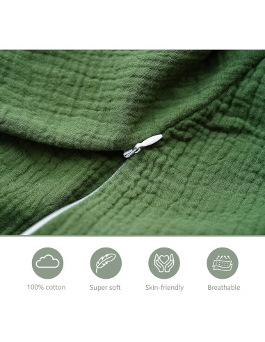 Fundas de Almohada de Lactancia Coreeky 100% Algodón - 2 Piezas