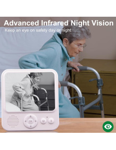 Monitor de Video Smart Caregiver VM-01 para Ancianos, Infrarrojo 2