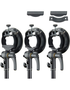 Soporte de Flash Godox S2 Montura Bowens para Speedlite 2