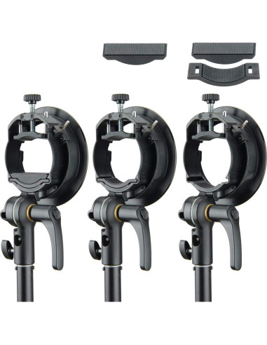 Soporte de Flash Godox S2 Montura Bowens para Speedlite