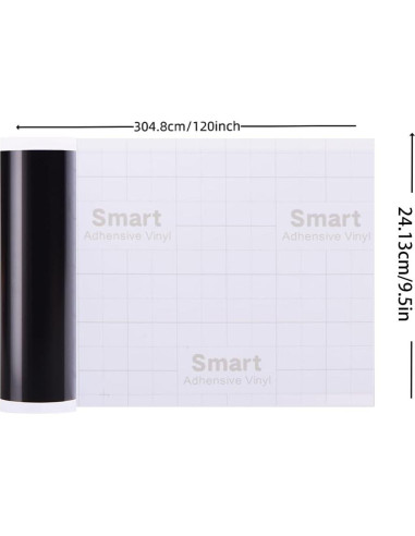 Vinilo Inteligente Permanente YOFONE 24x305 cm para Cricut Joy Xtra