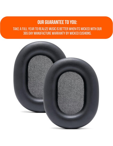 Almohadillas de Reemplazo Wicked Cushions para Sony XM5 - Negro